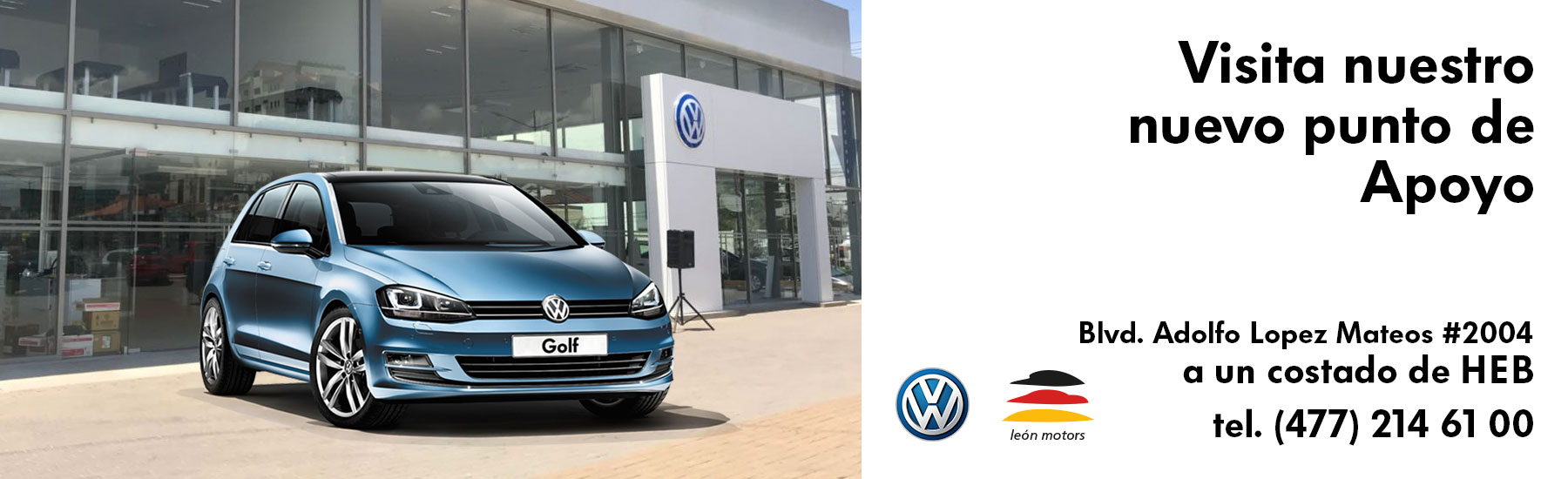 Volkswagen León Motors, Distribuidor Volkswagen autorizado.